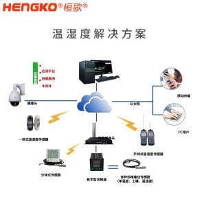 恒歌百貨商超溯源監控系統溫濕度物聯網，溫度檢測技術設備物聯一站式解決方案